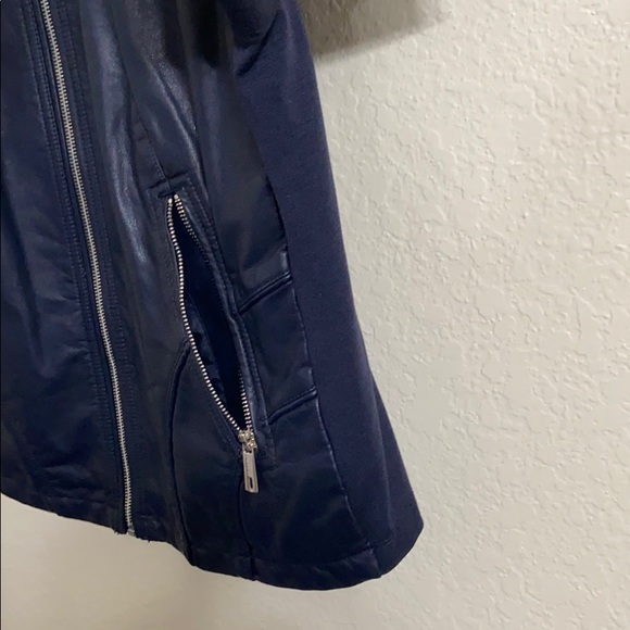 Kenneth Cole Faux-leather Motorcycle Jacket sz XXL - Picture 4 of 10